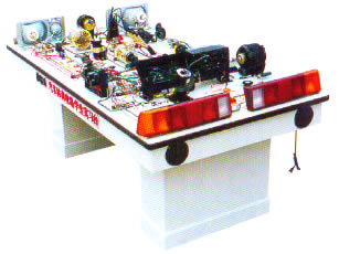 桑塔納轎車仿真電路學(xué)生實(shí)習(xí)臺(tái),汽車教學(xué)實(shí)習(xí)臺(tái)